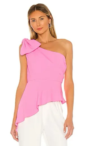 Amanda Uprichard Panama One Sleeve Top Size Small thumbnail 1