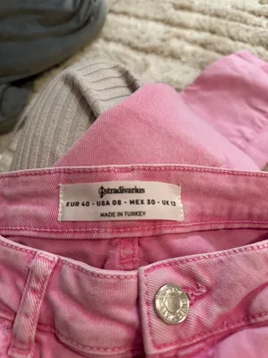 Stradivarius PINK WASHED MOM JEANS thumbnail 4