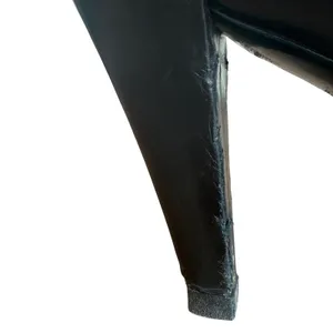 Vintage Gucci 202941 Black Leather Crest Medallion Knee High Boots 9B thumbnail 15