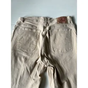 Levis 550 Relaxed Fit Tapered Leg Jeans Tan Beige High Rise Vintage‎ 14 Reg M thumbnail 4