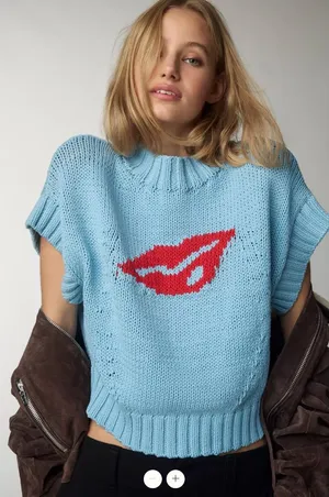 Anthropologie Pippa Mock-Neck Sweater by Maeve: Extended Shoulder Edition thumbnail 1
