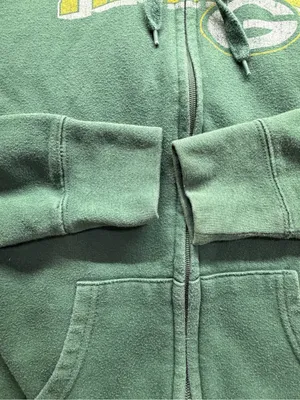 Green Bay Packers Women’s Full Zip Hoodie Green NFL Approx Large thumbnail 6