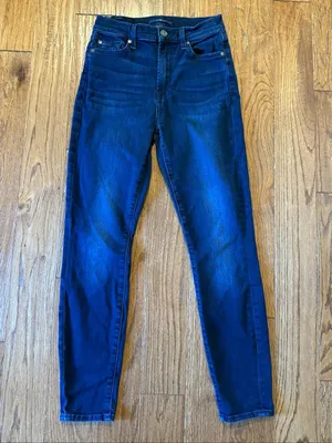 7 for all Mankind high waist skinny gwenevere jean 26 thumbnail 2