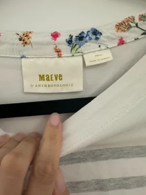 Anthropologie Maeve Bonnie Boatneck Top, size small thumbnail 4