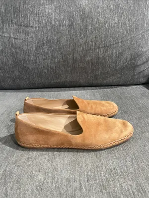 Veronica Beard Jaide Suede Moccasin Loafer in Pecan Size 9.5M thumbnail 5