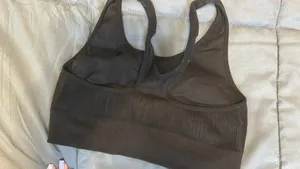 Black Aerie sports bra thumbnail 2