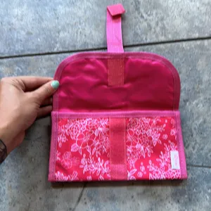 NWOT all you pink wallet with multiple slots. Double Velcro thumbnail 2