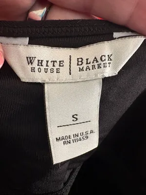 🎉4 for $20 White House Black Market Black Spaghetti Strap Cami, Small thumbnail 3