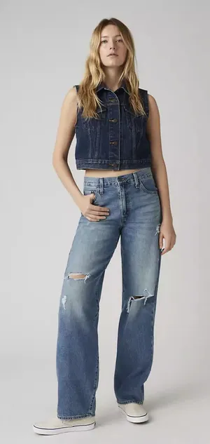 Levi’s Premium Baggy Dad Wide Leg Jeans thumbnail 1