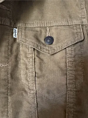Levi's Brown/Tan Corduroy Trucker Jacket thumbnail 3