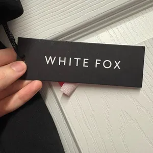 NWT White Fox Cut-Out Mini Dress Black Size Large thumbnail 5