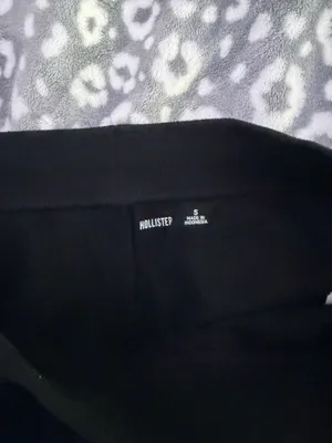 Black flare sweatpants hollister thumbnail 2