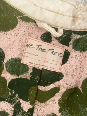 Free People We The Free Fade Out Quilted Utility Jacket Size XS thumbnail 6