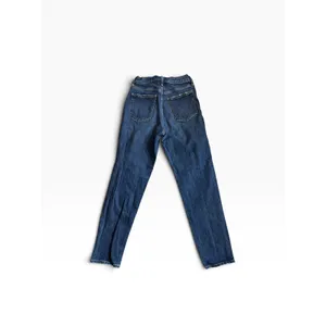 Gap Mom Jean High Rise Size 24/00R Dark Wash Blue Distressed Vintage Style thumbnail 2