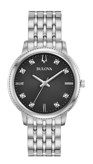 Bulova Women’s Diamond Accent Watch 32mm New! thumbnail 1
