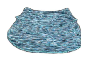 Ideology blue space-dyed performance tiered athletic skort XXL thumbnail 1