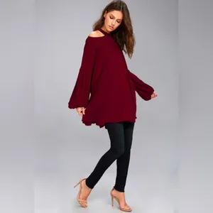 Free People Drift Away Cold Shoulder Tunic Top / Dress thumbnail 3