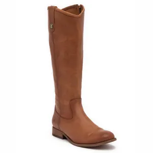 Frye Melissa Button Inside Zip Leather Boot COGNAC/BROWN Color NEW thumbnail 4