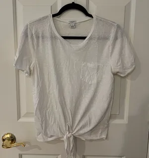 J. Crew Classic White Tee thumbnail 1
