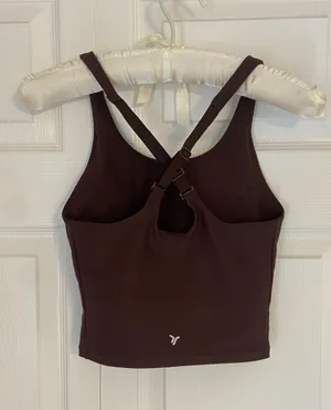 Old Navy Active brown active tank top thumbnail 4
