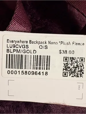 LULULEMON Plush Fleece Everywhere Nano Backpack thumbnail 3