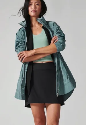 Athleta Black Athletic Skort With Pockets‎ XS thumbnail 1