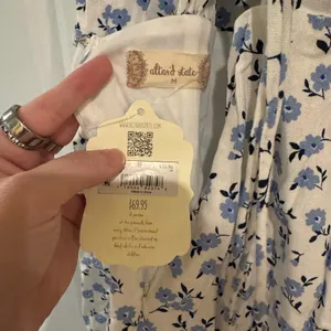altar’d state floral tie back mini dress thumbnail 4