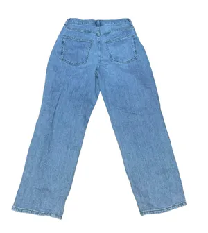 Universal Threads Vintage Straight Button fly Distressed Cropped Jeans thumbnail 5