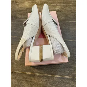 Kate Spade New York Sahiba Sling Back Pump White Crocodile Print Size‎ 8.5M thumbnail 6