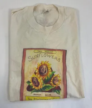 Fruit of the Loom Vintage Sunflower Seeds Tshirt thumbnail 4