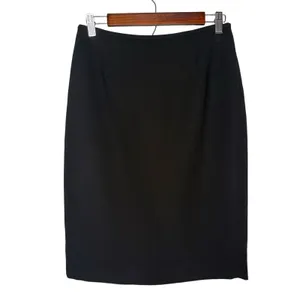 Calvin‎ Klein Black Straight Pencil Skirt Size 4 Career Simple Basic Capsule thumbnail 2