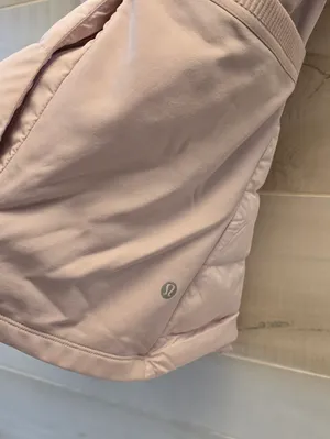 {8} Lululemon Down For It All Puffer Vest Porcelain Pink thumbnail 9