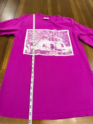 Comfort Colors Southern Roots Long Sleeve Graphic Tee Magenta Size Small thumbnail 3