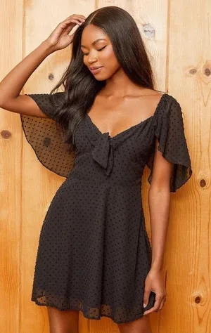 Lulus Black Dress thumbnail 1
