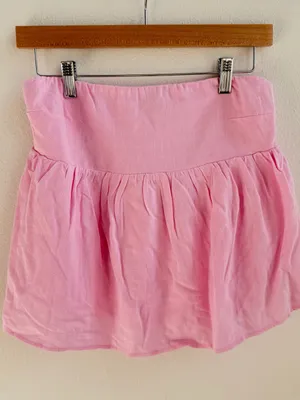 Peppermayo Pink Smocked Mini Skirt XS Ruffle Fairy Coquette thumbnail 3