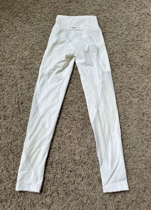 White Leggings Size XS thumbnail 2