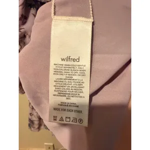 Wilfred‎ Mini Dress Women Small Lilac Tempest Mini Floral Smocked Boho Chiffon thumbnail 6