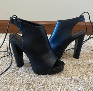 ALDO Open Toe Tie Up Heels thumbnail 8