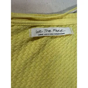 We The Free Santa Clara Top Large Oversized Yellow Dolman Boho (F6 thumbnail 3