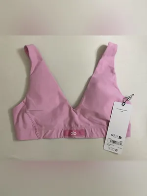 Alo SET Alosoft Sincere Bra & Alosoft Sincere Micro Shorts Candy Heart Pink M thumbnail 8