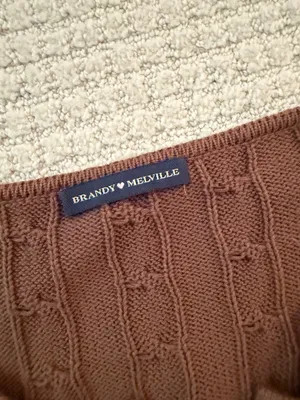 Brandy Melville Cable Knit Cardigan thumbnail 6