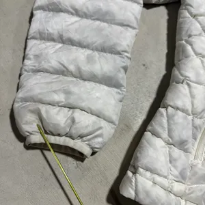Patagonia Down Sweater Jacket Women's SZ Small L Quilted Puffer Full Zip Stained thumbnail 8