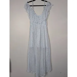 Abercrombie & Fitch floral asymmetrical tiered flowy dress Medium thumbnail 3