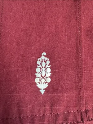 115 FP Movement by Free People Burgundy Cargo Skort med thumbnail 3