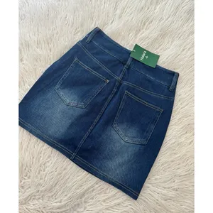 Halara Flex High Waisted Mini Washed Denim Casual Skirt Bright Blue Denim XS thumbnail 8