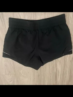 Women’s Black Athletic Running Shorts thumbnail 2