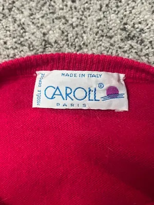 Caroll Paris button up sweater Pink Size L thumbnail 2