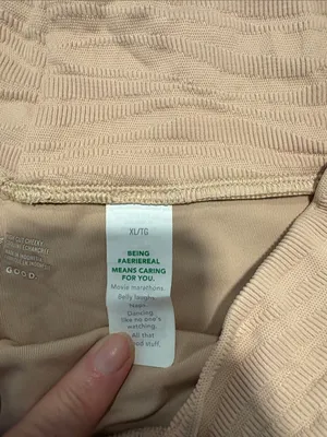 aerie Nude Ribbed High-Waist Bikini Bottoms thumbnail 2