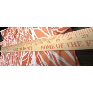 Bon Apple Tea Womens XL Orange White Leaf Print Tunic Blouse Tropical‎ Resort thumbnail 5