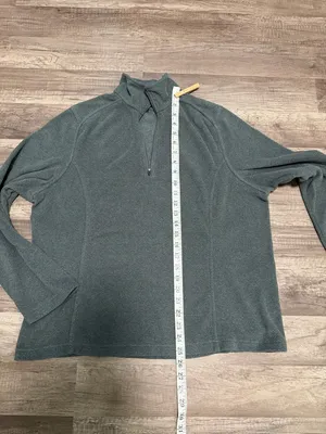 Lands'‎ End Polartec Aircore 100 1/4 Zip Fleece Pullover Sweater Size XL(18) thumbnail 6